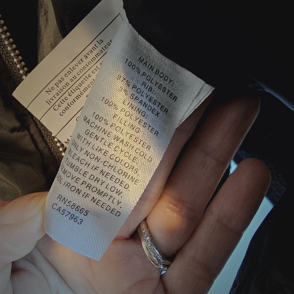 Open Edit Cropped Bomber Jacket - image 4